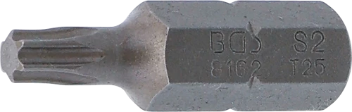 Behajtófej | Hossz 30 mm | Külső hatszögletű 8 mm (5/16") | T-profil (Torx) T25