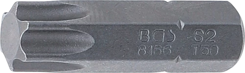 Behajtófej | Hossz 30 mm | Külső hatszögletű 8 mm (5/16") | T-profil (Torx) T50