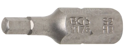 Behajtófej | Hossz 25 mm | Külső hatszögletű 6,3 mm (1/4") | Belső hatszögletű 3 mm