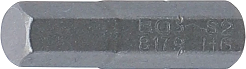 Behajtófej | Hossz 25 mm | Külső hatszögletű 6,3 mm (1/4") | Belső hatszögletű 6 mm