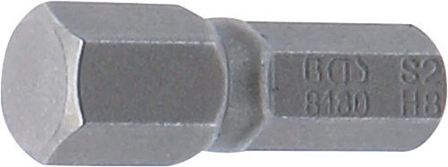 Behajtófej | Hossz 25 mm | Külső hatszögletű 6,3 mm (1/4") | Belső hatszögletű 8 mm