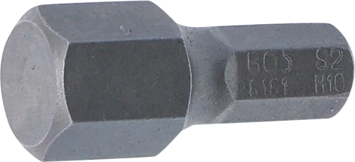 Behajtófej | Hossz 25 mm | Külső hatszögletű 6,3 mm (1/4") | Belső hatszögletű 10 mm