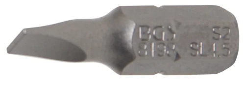 Behajtófej | Hossz 25 mm | Külső hatszögletű 6,3 mm (1/4") | Lapos 4,5 mm