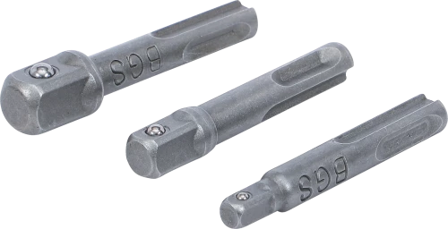 Adapterkészlet | SDS - 6,3 mm (1/4"), 10 mm (3/8"), 12,5 mm (1/2") | 3 darabos