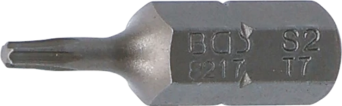 Behajtófej | Hossz 25 mm | Külső hatszögletű 6,3 mm (1/4") | T-profil (Torx) T7