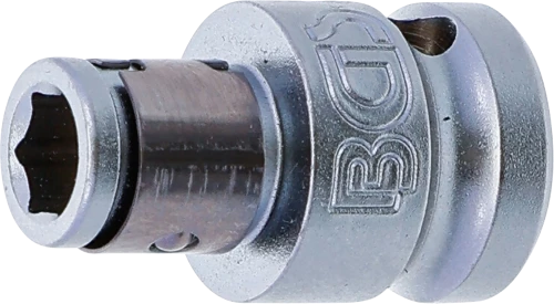 Golyós behajtófej-adapter | Belső négyszögletű kulcsnyílású elem 10 mm (3/8") | Belső hatszögletű 6,3 mm (1/4")