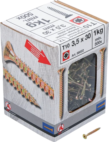 Univerzális csavarok | T-profil (Torx) T10 | 3,5 x 30 mm | 1 kg / 500 db