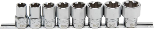 Dugókulcskészlet, T-profil Plus (Torx Plus) | 12,5 mm (1/2") | 18EP - 32EP | 8 darabos