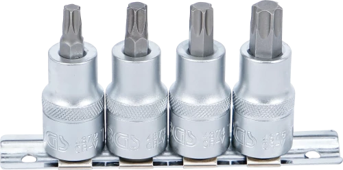 Behajtófej-készlet | 12,5 mm (1/2") | T-profil (Torx) T40 - T55 | 4 darabos