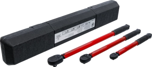 Nyomatékkulcs-készlet | 6,3 mm (1/4") 2 - 24 Nm, 10 mm (3/8") 19 - 110 Nm, 12,5 mm (1/2") 28 - 210 Nm | 3 darabos
