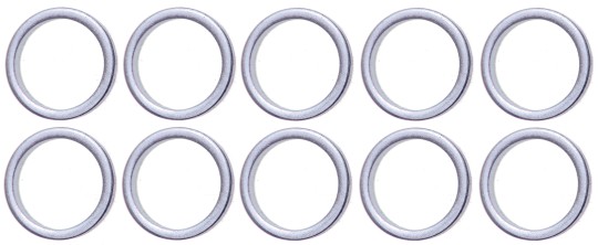 Tömítőgyűrű-készlet | BGS 126 | Ø 13 / 16,5 mm | 10 darabos 