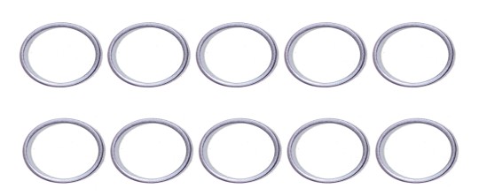 Souprava těsnicích kroužků | k BGS 126 | Ø 15 / 18,5 mm | 20dílná 