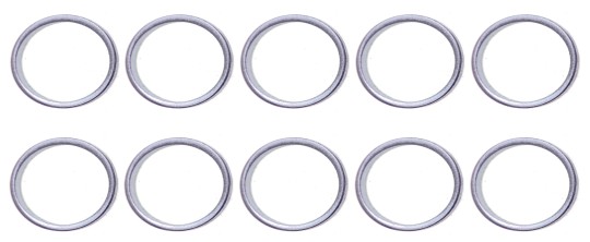 Souprava těsnicích kroužků | k BGS 126 | Ø 17 / 20,5 mm | 20dílná 