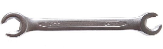Double Ring Spanner, open Type | 14 x 15 mm 