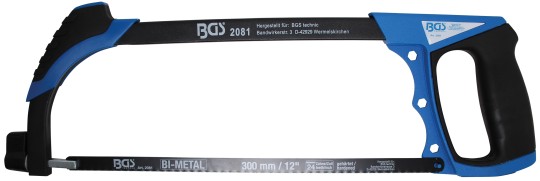 Arco de serra de alumínio | incl. lâmina de serra de HSS | 300 mm 