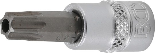 Dopsleutelbit | 6,3 mm (1/4") | T-profiel (voor Torx) met boring T40 
