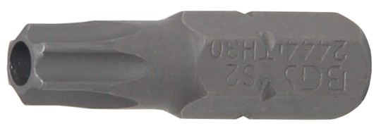 Punta | longitud 25 mm | entrada 6,3 mm (1/4") | perfil en T (para Torx) con perforación T30 