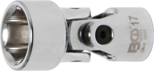 Universal Joint Socket, Hexagon | 10 mm (3/8") Drive | 17 mm 
