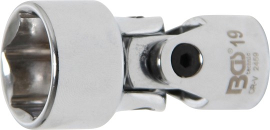 Universal Joint Socket, Hexagon | 10 mm (3/8") Drive | 19 mm 
