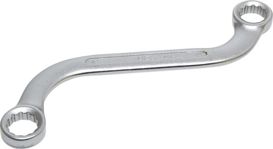 S-Type Double Ring Spanner, 12-point | 12 x 13 mm 
