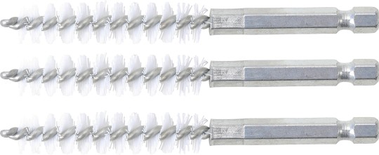 Sada nylonových kartáčů | 11 mm | 6,3 mm (1/4") | 3dílná 