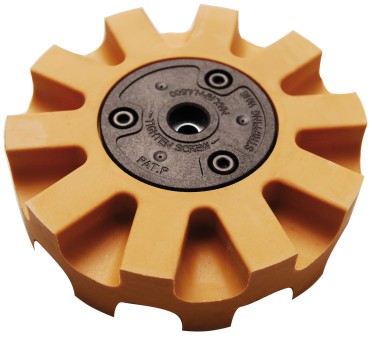 Roda de borracha para BGS 3274 | Ø 105 x 30 x 53 mm 