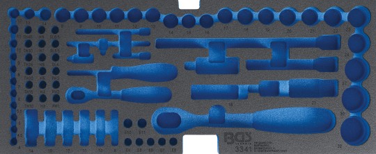 Vaahtomuovialusta tuotteelle BGS 3312 | tyhjä | BGS 3341 