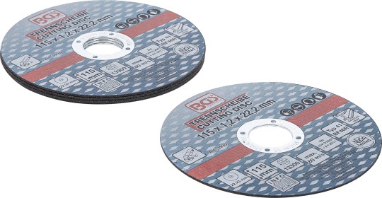 Discuri tăiere pentru oţel inox | Ø 115 x 1,0 x 22,2 mm | 5 piese 
