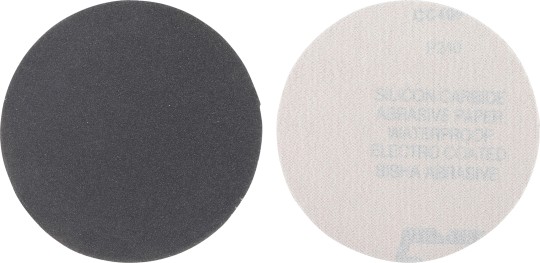 Serie di dischi abrasivi | grana fine 240 | carburo di silicio | 10 pz. 