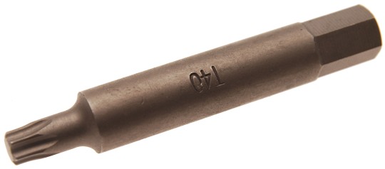 Bit | Längd 75 mm | Yttre sexkant 10 mm (3/8") | T-Profil (för Torx) T40 