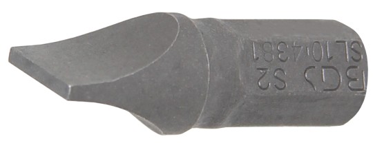 Ponta | Comprimento 30 mm | Entrada de sextavado externo 8 mm (5/16") | Fenda 10 mm 