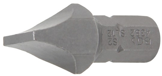 Ponta | Comprimento 30 mm | Entrada de sextavado externo 8 mm (5/16") | Fenda 12 mm 