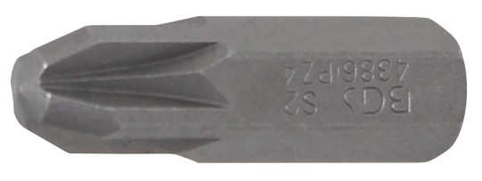 Ponta | Comprimento 30 mm | Entrada de sextavado externo 8 mm (5/16") | Recesso cruzado PZ4 