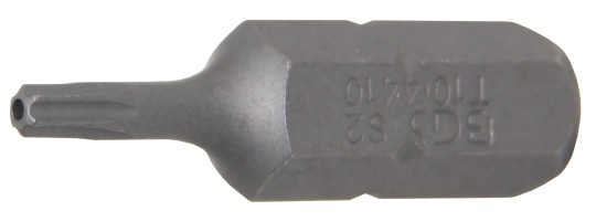 Bit | Længde 30 mm | udvendig sekskant 8 mm (5/16") | T-profil (til Torx) med hul T10 