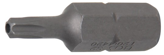 Ponta | Comprimento 30 mm | Entrada de sextavado externo 8 mm (5/16") | Perfil T (para Torx) com perfuração T20 