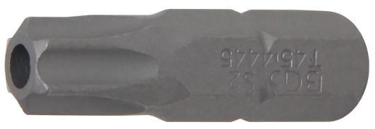 Bit | dužina 30 mm | vanjski šesterokutni pogon 8 mm (5/16") | T-profil (za Torx) s provrtom T45 