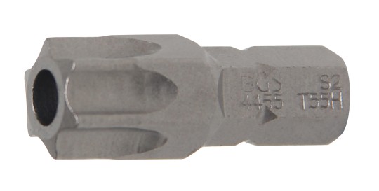 Bit | dužina 30 mm | vanjski šesterokutni pogon 8 mm (5/16") | T-profil (za Torx) s provrtom T55 