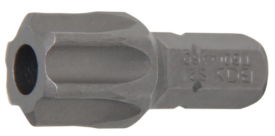 Behajtófej | Hossz 30 mm | Külső hatszögletű 8 mm (5/16") | T-profil (Torx) T60 furattal 
