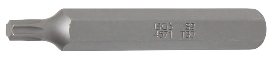 Bit | lengte 75 mm | 10 mm (3/8") buitenzeskant | T-profiel (voor Torx) | T30 