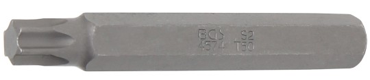 Bit | lengte 75 mm | 10 mm (3/8") buitenzeskant | T-profiel (voor Torx) | T50 