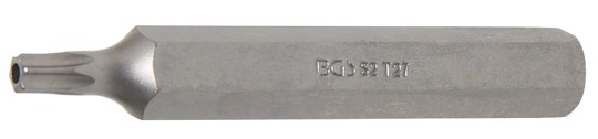 Embout | Longueur 75 mm | 10 mm (3/8") | profil T (pour Torx) avec perçage T27 