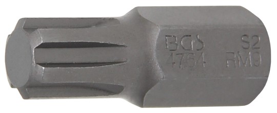 Ponta | Comprimento 30 mm | Entrada de sextavado externo 10 mm (3/8") | Perfil da cunha (para RIBE) M9 