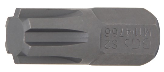 Behajtófej | Hossz 30 mm | Külső hatszögletű 10 mm (3/8") | Ékprofil (RIBE) M11 