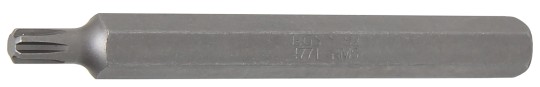 Douilles à embouts | Longueur 100 mm | 10 mm (3/8") | profil cannelé (pour RIBE) M6 