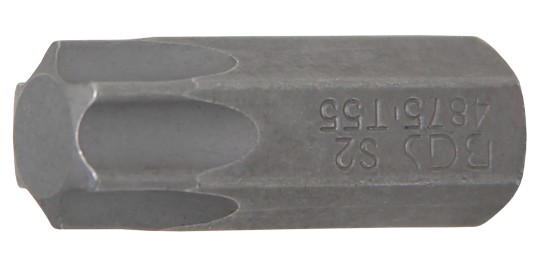 Behajtófej | Hossz 30 mm | Külső hatszögletű 10 mm (3/8") | T-profil (Torx) T55 