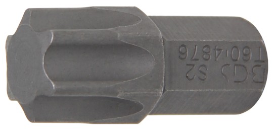Kärki | pituus 30 mm | kuusiokanta 10 mm (3/8") | T-profiili (Torx) T60 