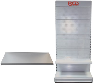 Přídavná police pro prodejní panel BGS 49 | 1000 x 370 mm 