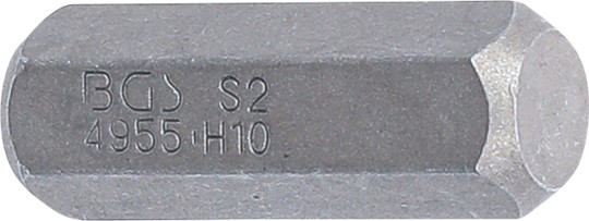 Ponta | Comprimento 30 mm | Entrada de sextavado externo 10 mm (3/8") | Hexágono interno 10 mm 