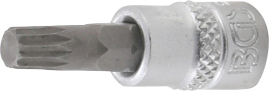 Punta de vaso | entrada 6,3 mm (1/4") | dentado múltiple interior (para XZN) M6 