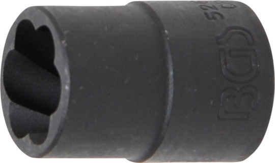 Twist Socket (Spiral Profile) / Screw Extractor | 12.5 mm (1/2") Drive | 15 mm 